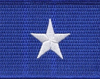 10 Pcs Bonnie Blue Flag Embroidered Patches, 3.5"x2.25" Iron-On