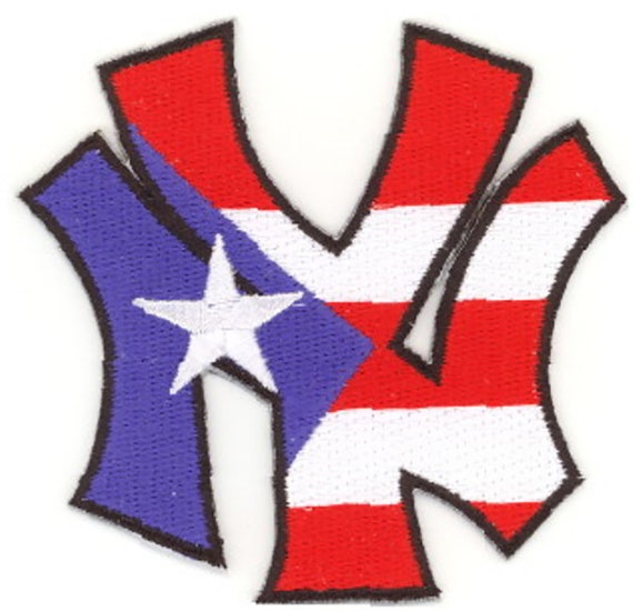 Arch 25 Pcs PUERTO RICO//Flag Embroidered Patches 4.75/"x2.5/" iron-on