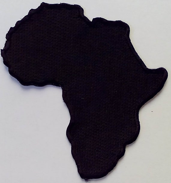 10 Pcs Rasta Africa Map black Embroidered Patches - Etsy