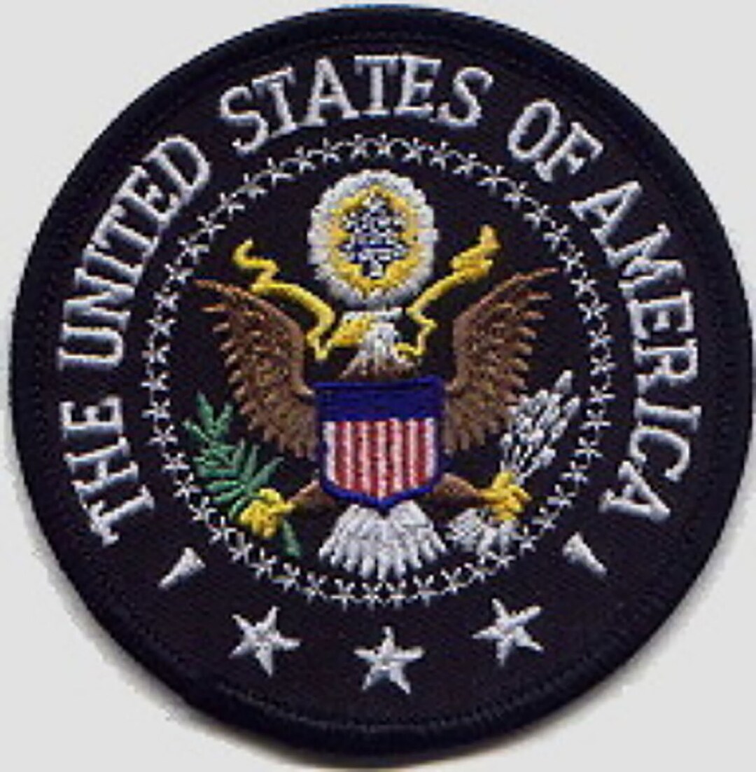 Toppa Guerra Del Golfo Toppa Ricamata Rotonda Dei Veterani Della Guerra Del Golfo (Esercito USA) - Distintivo Da Applicare Distintivo Ricamato Militare