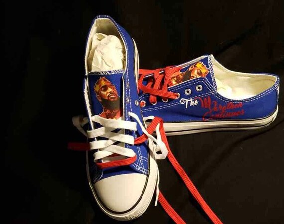 nipsey hussle custom shoes