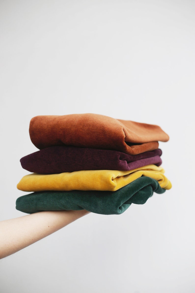 Cuddly unisex trousers made of velvet organic cotton
