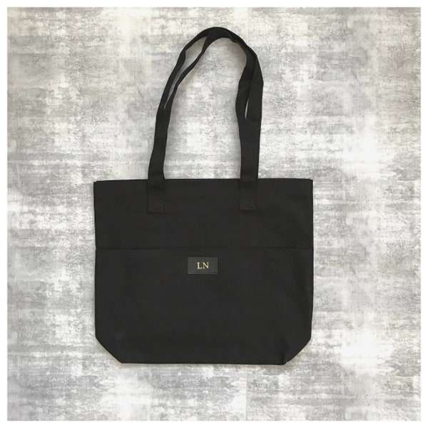 Personalisierte monogrammed Canvas Tasche | Personalisierte Geschenke