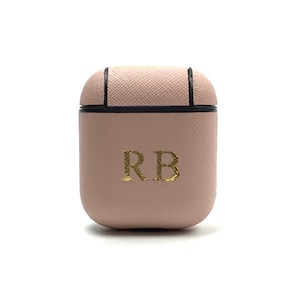 Personalised Apple AirPod Case| Pink Leather AirPod Case | Personalised Gift