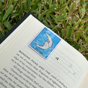 La Luna | Loteria Card | Magnetic Bookmark | Bookish | Holographic Bookmark | Bookmark