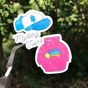 Mystery Twins, Fan Art-Sparkle Sticker