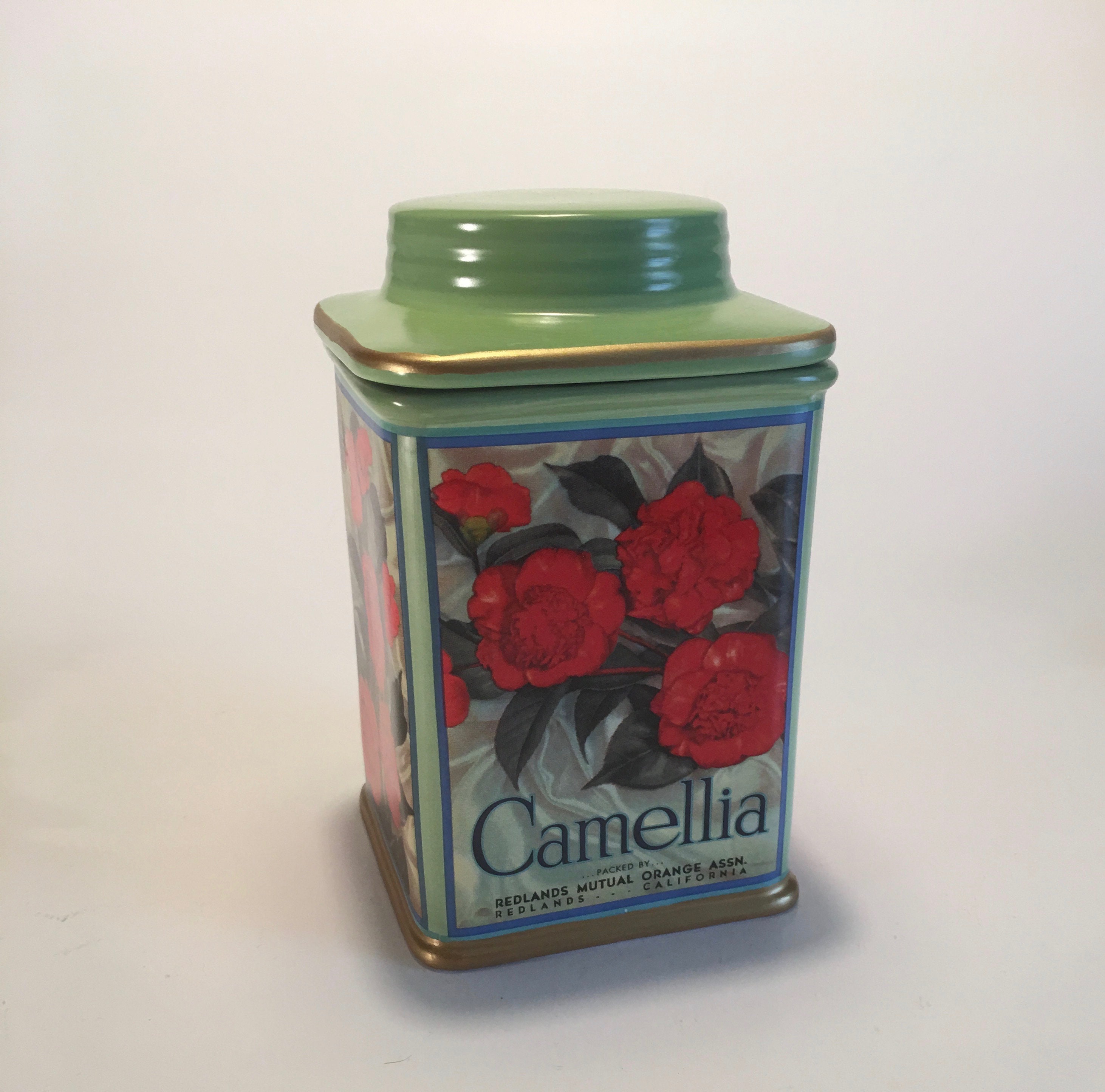 Oneida vintage label collection canisters