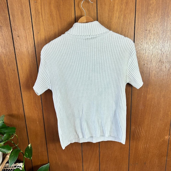 Vintage Basic Editions 1996 Ribbed Turtleneck Sho… - image 8