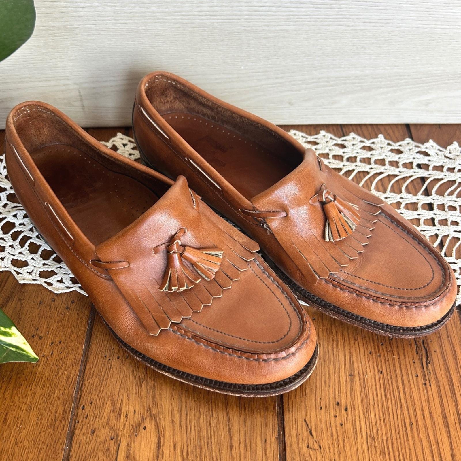 80s Tassel Loafers - Etsy