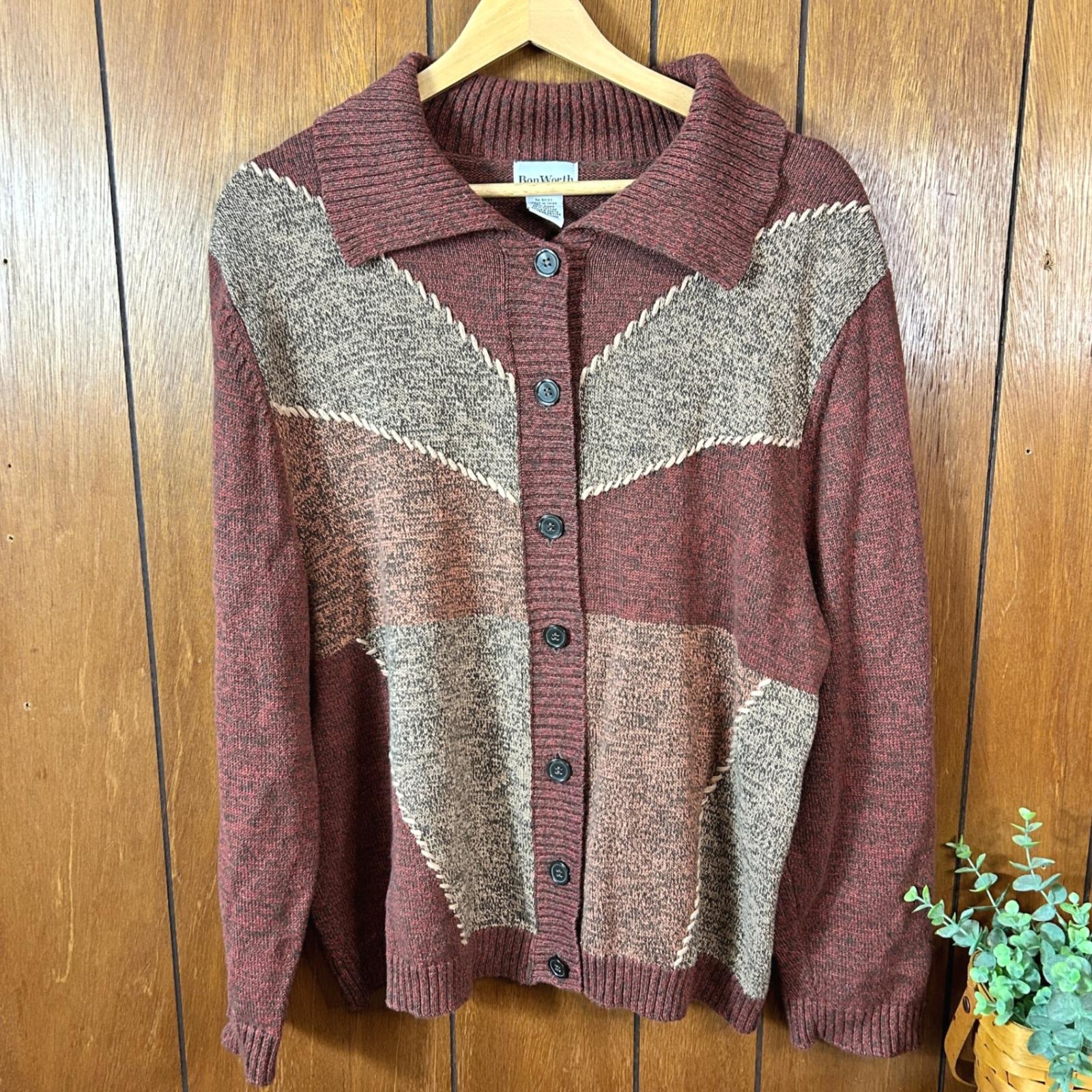 Pull-over BonWorth Taille XL - Beige - Mélange Coton/polyester - Neuf Avec Défauts
