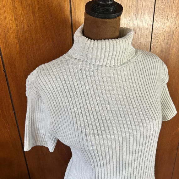 Vintage Basic Editions 1996 Ribbed Turtleneck Sho… - image 4