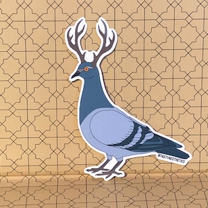 Pigeon with Antlers (Pigeolope)