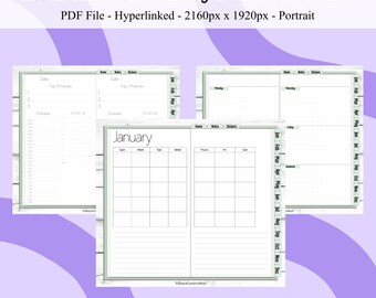 Digital Mobile Phone Planner - Great for Foldable Phones