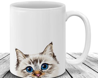 Birman Point Cat with Red Rose Coffee/Tea Mug Gift Idea AC-45RMG Birman Point Cat with Red Rose Coffee/Tea Mug Gift Idea AC-45RMG