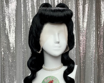 1940's Inspired Lace Front Wig in Style “baddie” Made to Order