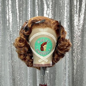 50’s Inspired Lace Front Wig in Style "Homemaker” Wandavision 1950’s Wanda inspired cosplay house wife