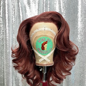 Custom Perma-Tease Lace Front Wig - Voluminous Curly Wavy Hair