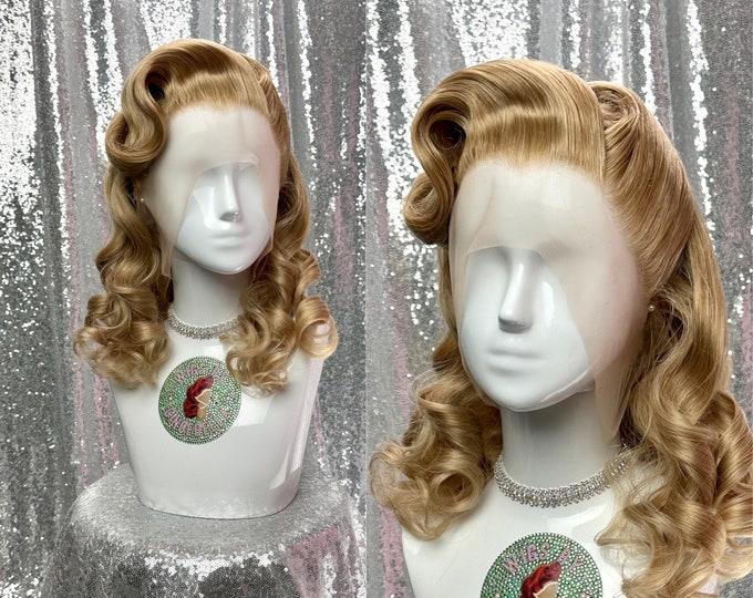 Wig - Rita  1940s Glam - Blond main image 0