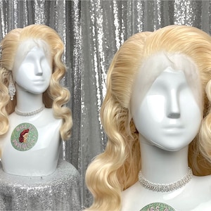 1950’s Inspired Lace Front Wig in Style “Starlet” (Anniversary Edition) - Made to Order - Old Hollywood Glamour 50s Burlesque Pin Up Hair