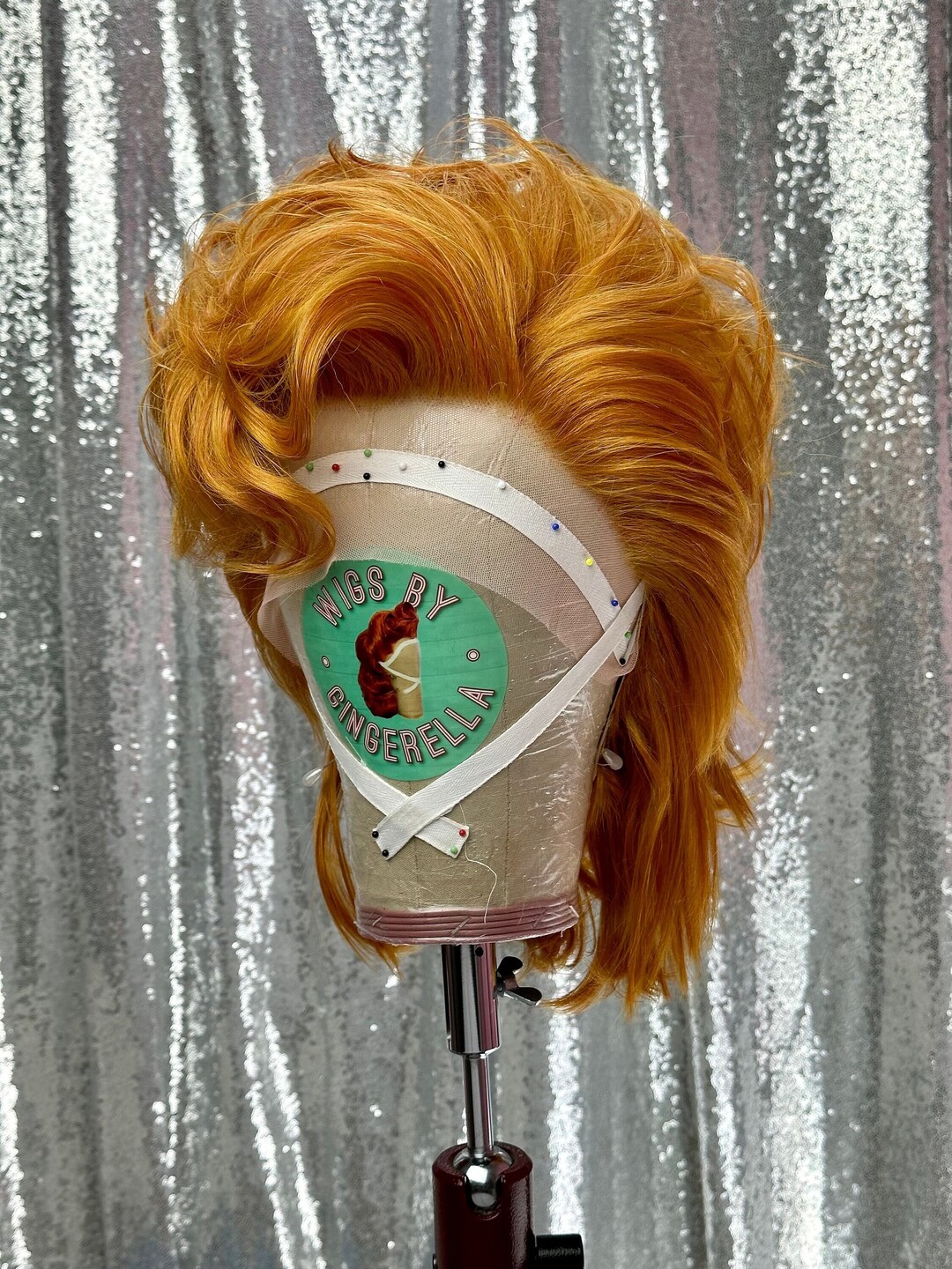 80 S Inspired Lace Front Wig In Style Jazzercise Made To Order 80