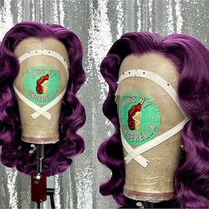 Custom Roller Set Lace Front Wig - Made to Order - Curly Wavy Big Vintage Curls Hollywood Glamour Voluminous Hair