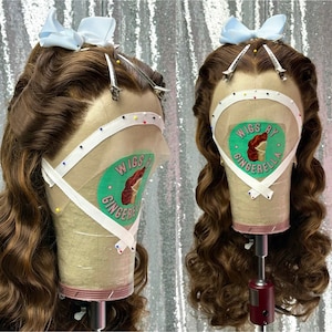 Movie Inspired Lace Front Wig in Style “Ruby Slipper” - Made to Order - Dorothy Wizard of Oz Cosplay Hair
