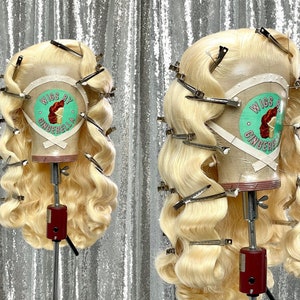 1950’s Inspired Lace Front Wig in Style &quot;Fame&quot; - Made to Order - Old Hollywood Glamour 1950s House Wife Style Pin Up Hair Wavy Hair