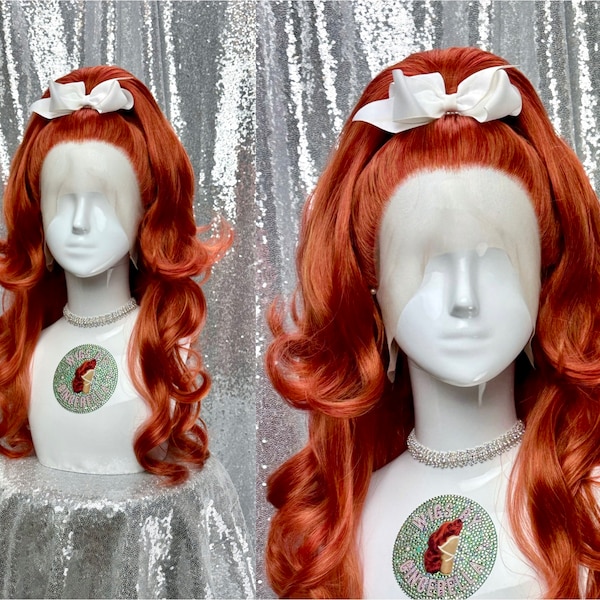 60’s Inspired Lace Front Wig in Style “Doll" - Made to Order - 1960s Mod Pony Tail Ariana Pop Star