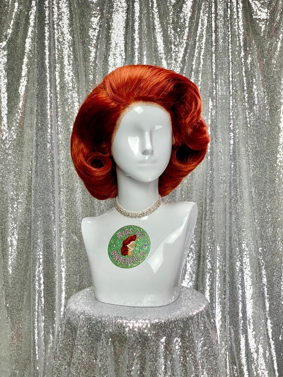 60s Inspired Lace Front Wig in Style first Lady Made to - Etsy Norway 60s Inspired Lace Front Wig in Style first Lady Made to - Etsy Norway