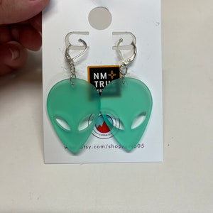 Alien earrings