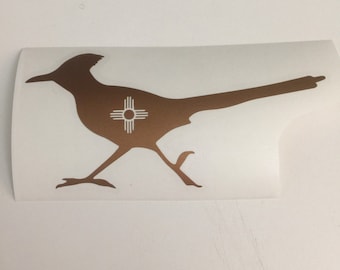Roadrunner Decal with Zia