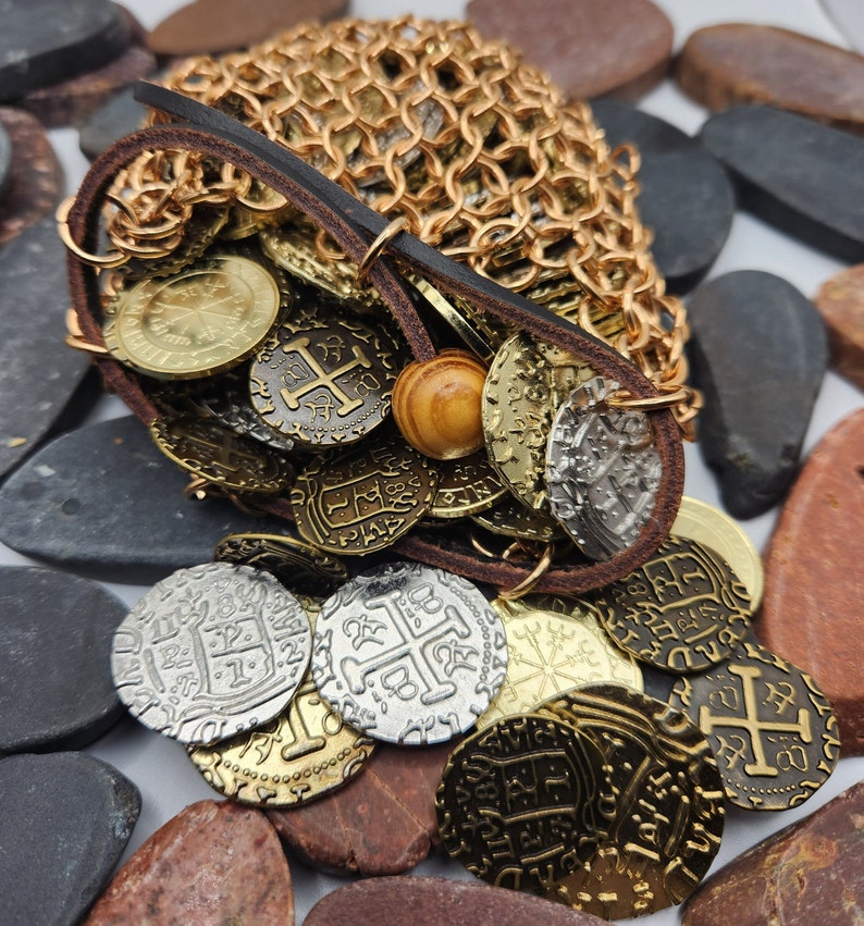 Chainmail Dicebag, Hand Cut Links! - Etsy