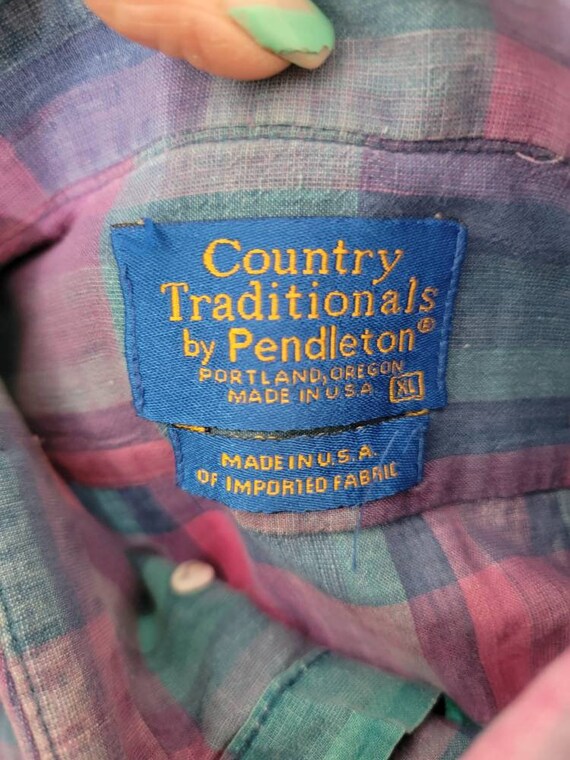 Vintage Country Traditionals by Pendleton Plaid C… - image 9