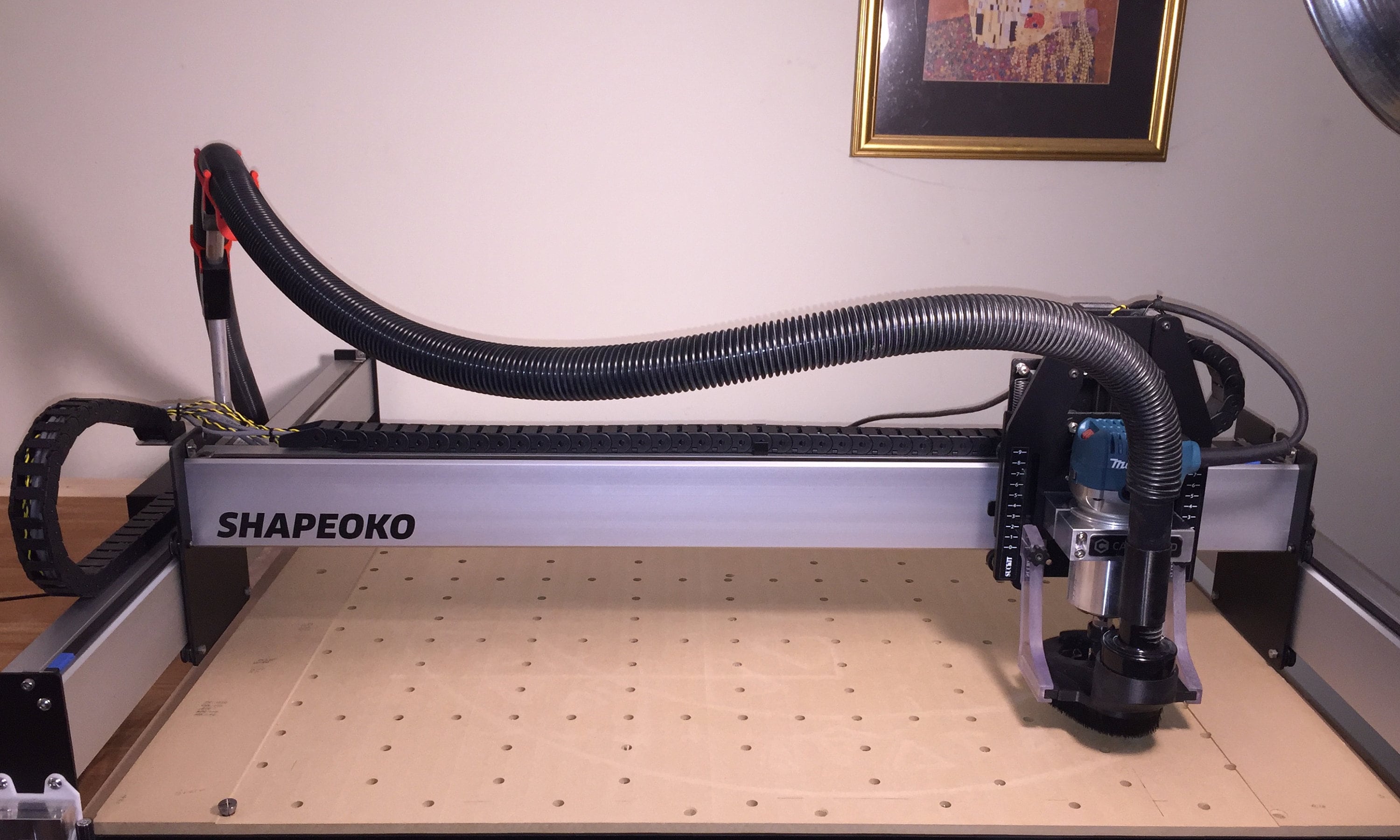 Vacuum Hose Boom for Small, Medium, and Large Size CNC Machines (x