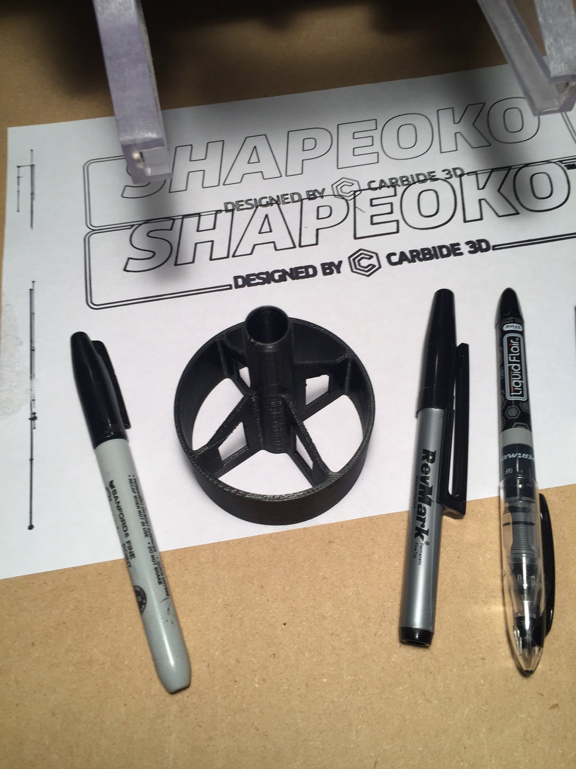 Sharpie Pen Holder Attachment for Shapeoko 3 Xcarve Etsy