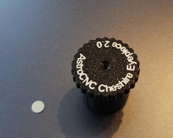 1.25" Cheshire Eyepiece Collimator For Newtonian Telescope with  3M Scotchlite Reflective Center Dot