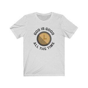 Christian God Is Good Unisex Jersey Short Sleeve Tee, Christian gifts, for men
