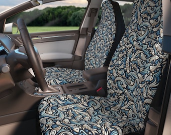 Fish, Ichthys, Jesus Fish, Fundas para asientos de coche, juego de dos