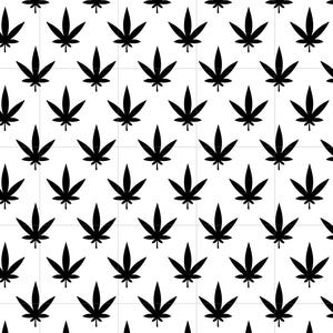 Marijuana Leaf Pattern Foil Insert – Full Page Transparency Sheet for UV or Epoxy Resin Art