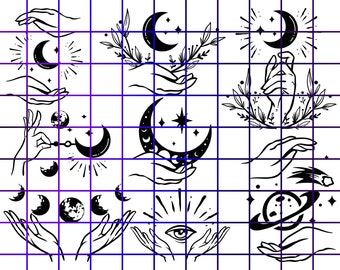 Moon Magic Foil Transparency Sheet: Resin Inclusion Craft Supply