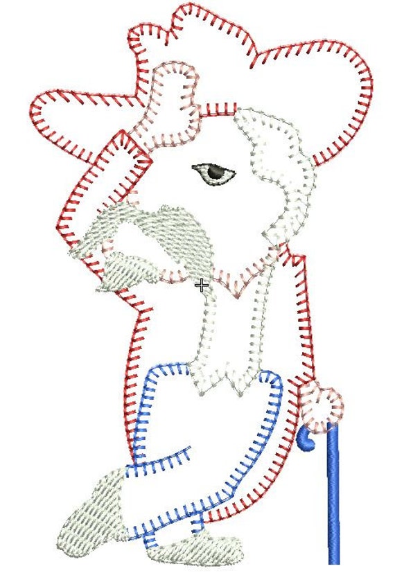 colonel reb embroidery design lemonartillustrationbighero6