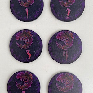 Gene Stealers objective markers. 40 mm. Top quality plexiglass. 6 pcs.