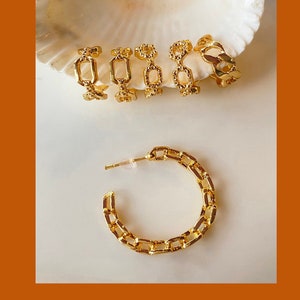Gold Ear Cuff Set, Geometric Simple Ear Cuffs, Tiny Ear Cuff, Cartilage Earrings for Women, Streetwear Ear Cuff, Minimal Ear Climber, Gift