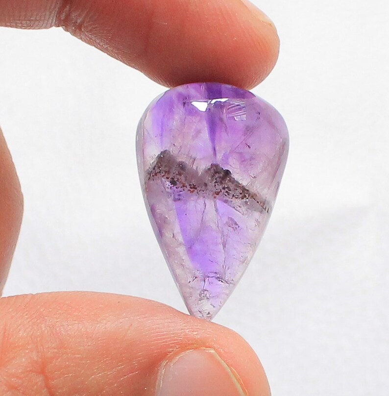 26x17x8mm Pear Amethyst Cabochon