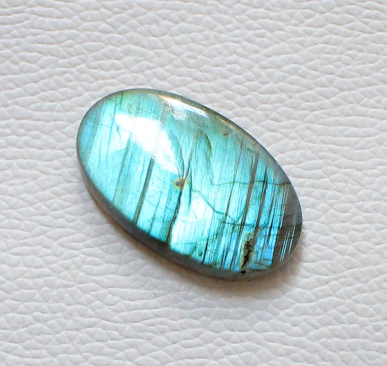 Multi Fire Labradorite Cabochon Loose Gemstone 54.75 Cts Oval Shape Best For Silver Alluring Multi Fire Labradorite Wire Wrap Jewelry