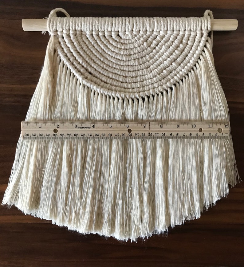 Macrame Wall Hanging Macrame Half Circle Macrame Semi Etsy