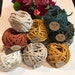 Macrame Cotton cord, Single twisted 25-50-100FT Macrame cord, 100% cotton macrame rope, crochet cotton yarn, macrame yarn, decor craft cord 