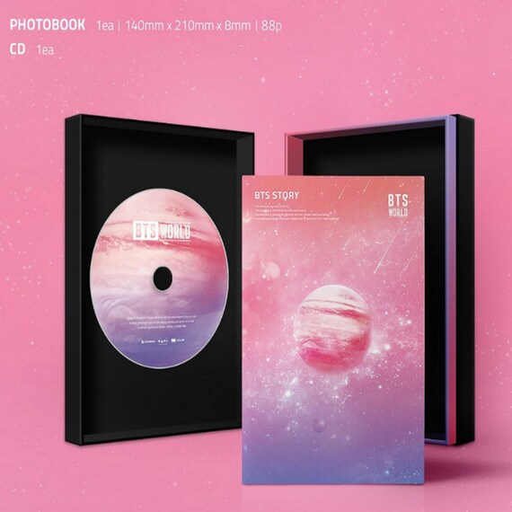 BTS World OST Album CD Photo Card Full Package Opened Good - Etsy