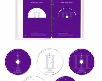 BTS Memories Of 2017 DVD Full Package with 1 Random Original Photo card Free FeDex Fast & Safe Shipping