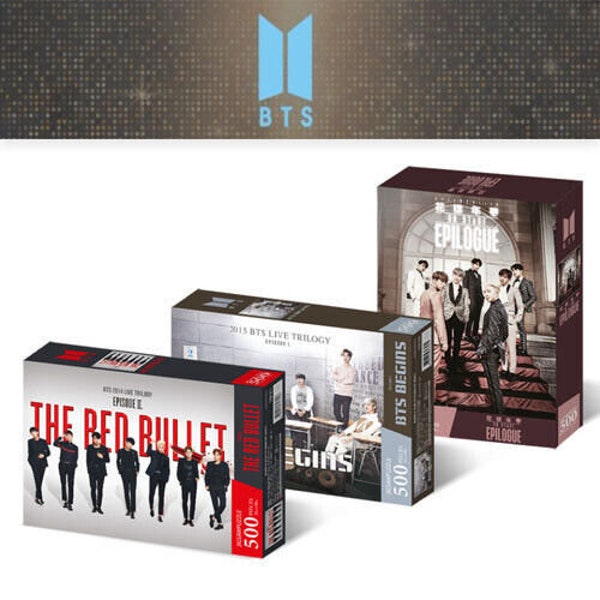 BTS 500 Piece Jigsaw Puzzle World Tour Poster with Free Gifts